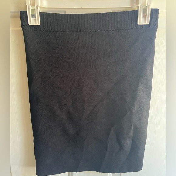 T Alexander Wang Women’s Black Ribbed Mini Classic Pencil Skirt Sz Small NWOT - Picture 1 of 5